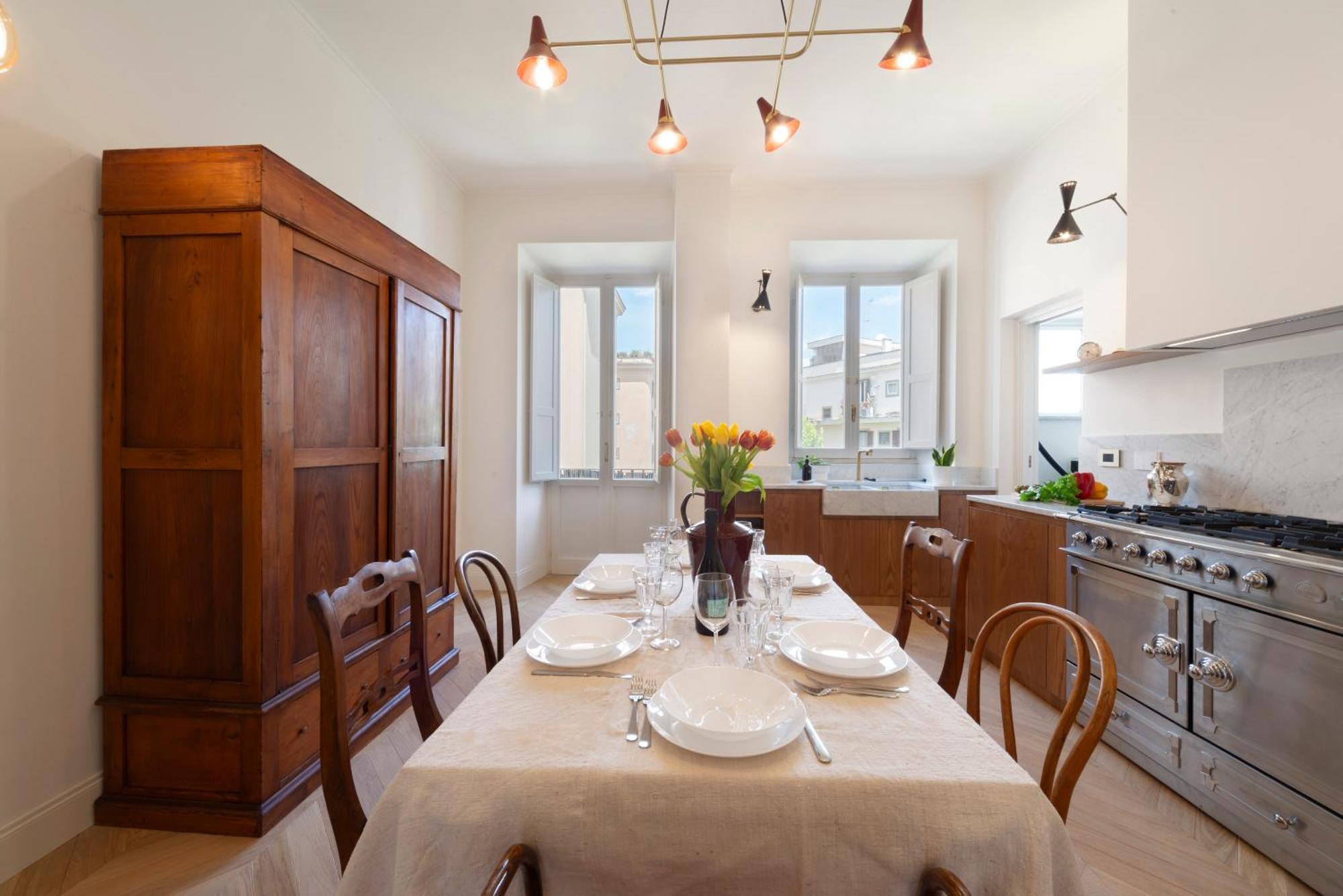 Timeless Elegance In Trastevere Apartamento